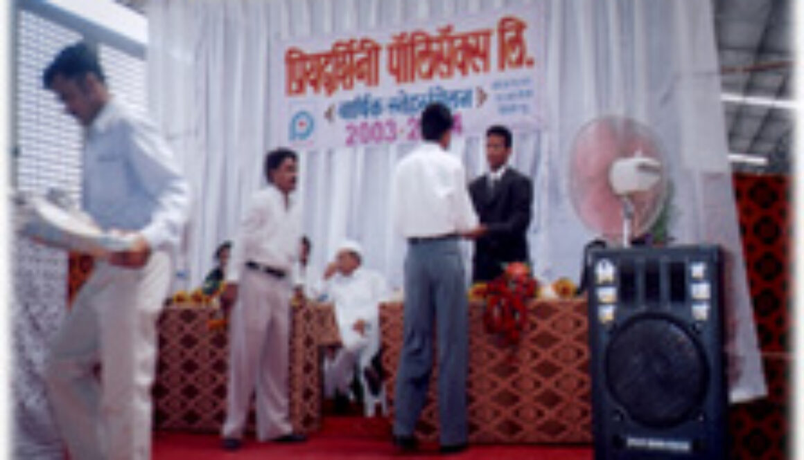 Best Production Award by hands of Marketing Director